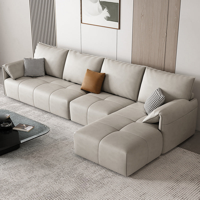 Braccio cuscino contemporaneo fux in pelle frotta cuscini di divano