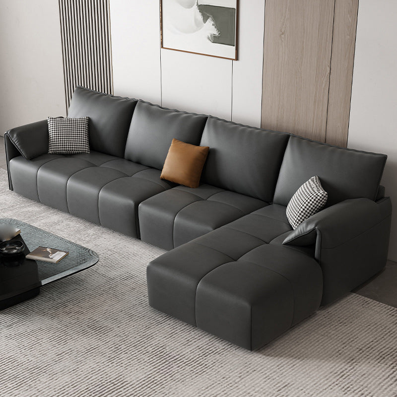 Braccio cuscino contemporaneo fux in pelle frotta cuscini di divano