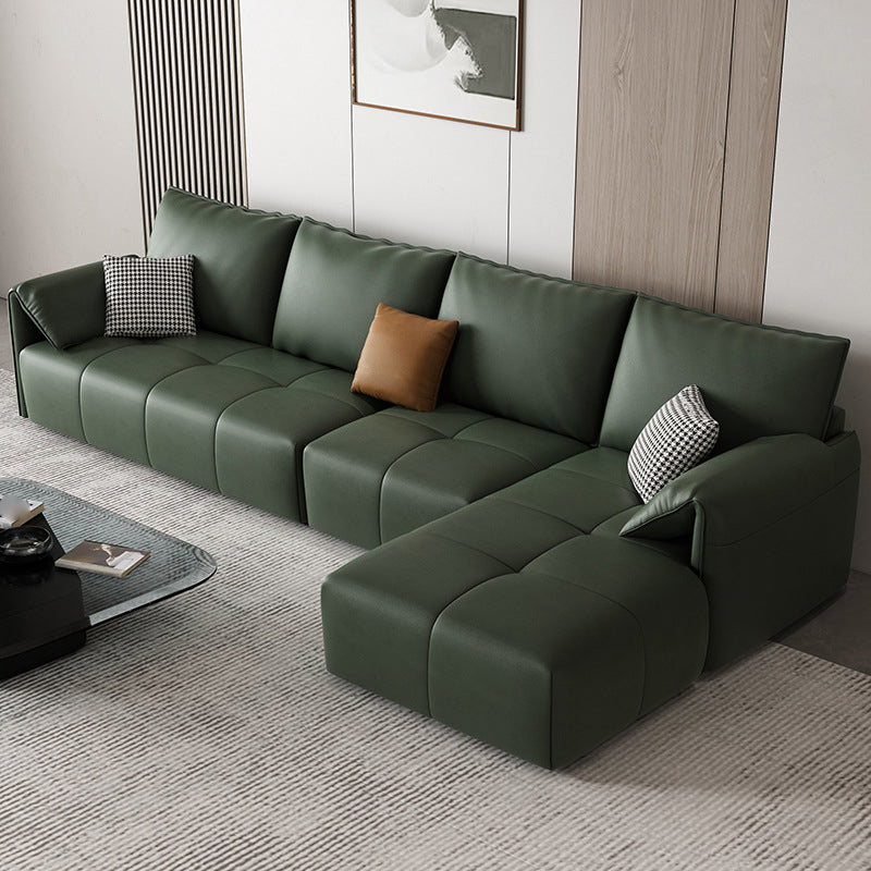 Braccio cuscino contemporaneo fux in pelle frotta cuscini di divano