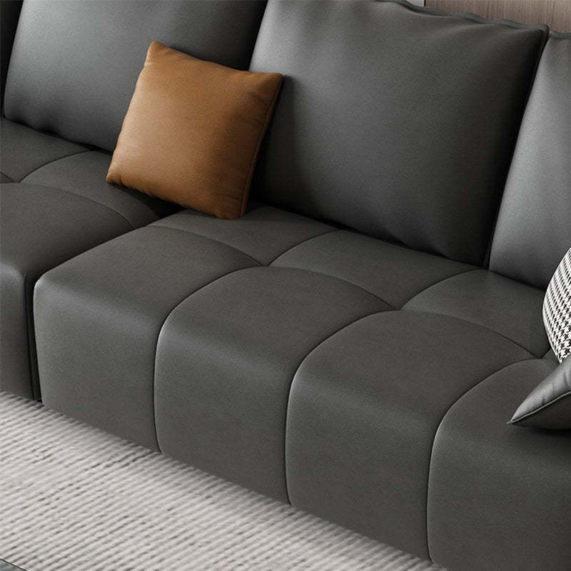 Braccio cuscino contemporaneo fux in pelle frotta cuscini di divano