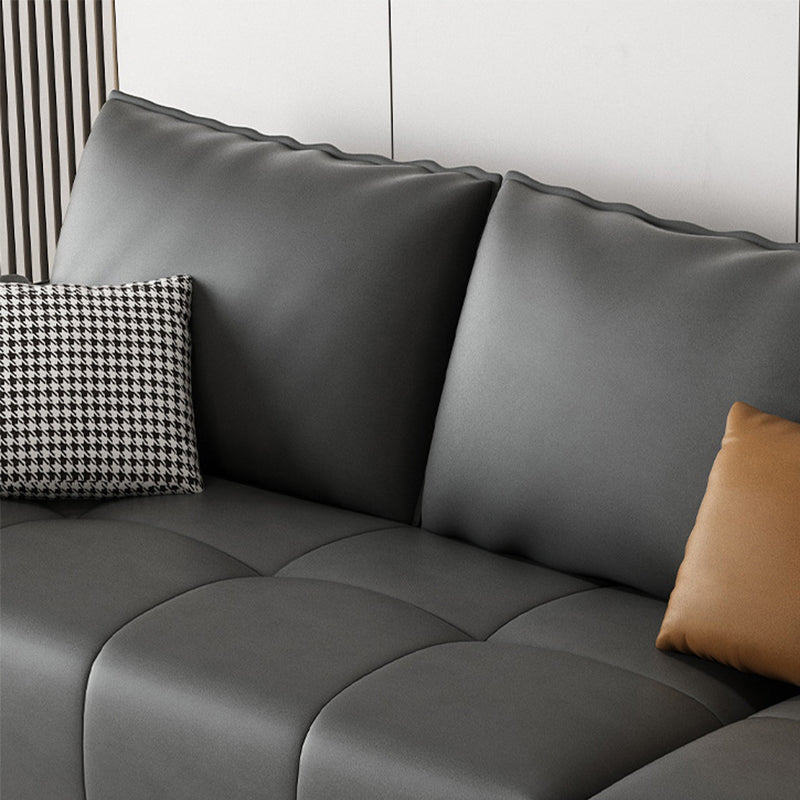 Braccio cuscino contemporaneo fux in pelle frotta cuscini di divano