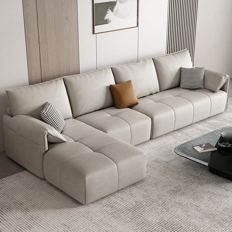 Braccio cuscino contemporaneo fux in pelle frotta cuscini di divano