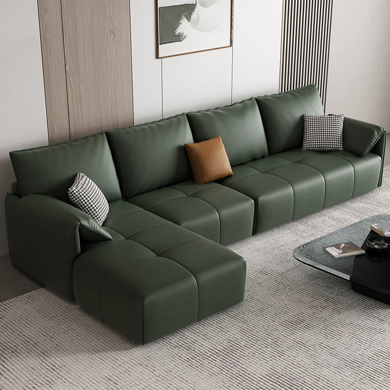 Braccio cuscino contemporaneo fux in pelle frotta cuscini di divano