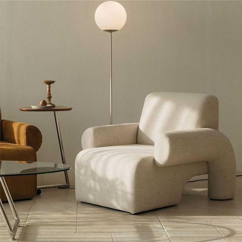 Nordic Arms Included Round Arms Tight Back Living Room Accent Armchair Clearhalo 'Accent Chairs' 'accent_chairs' 'Chairs & Seating' 'furn' 'furn_accent_chairs' 'Furniture' 'Living Room Furniture' 5895322