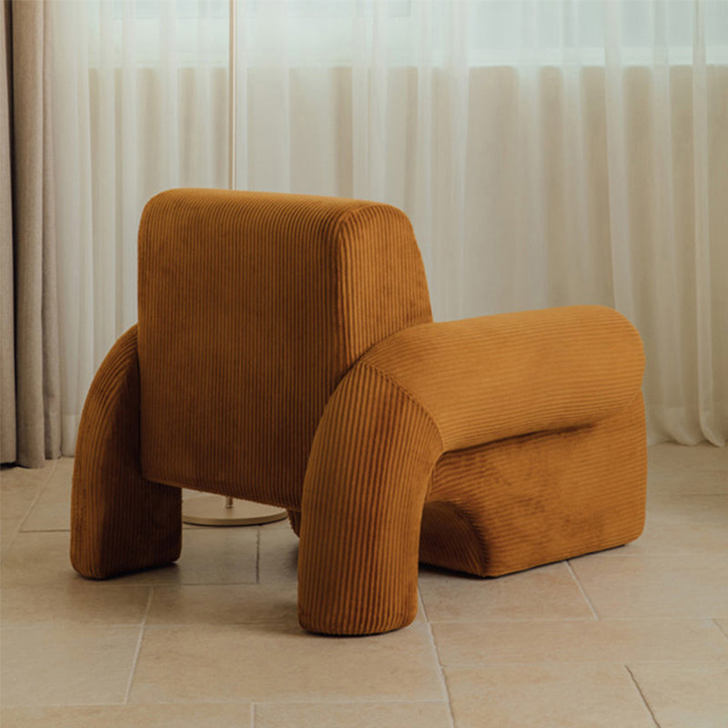 Nordic Arms Included Round Arms Tight Back Living Room Accent Armchair Clearhalo 'Accent Chairs' 'accent_chairs' 'Chairs & Seating' 'furn' 'furn_accent_chairs' 'Furniture' 'Living Room Furniture' 5895335