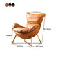 Glam Removable Cushions Gold Base Fixed Back Cross Lounge Accent Chair