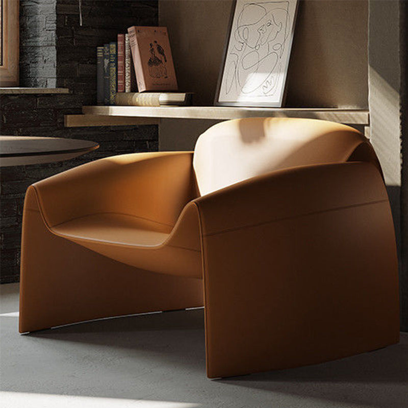 32.68" Wide Contemporary Style Single Sofa Chair Leather Arm Chair Clearhalo 'Accent Chairs' 'accent_chairs' 'Chairs & Seating' 'furn' 'furn_accent_chairs' 'Furniture' 'Living Room Furniture' 5895476