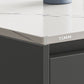 Glam 4-Bein-Couchtisch mit künstlicher Platte, rechteckiger Home-Cocktail-Tisch