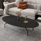 Glam Slate Coffee Cocktail Table 4 Legs Cocktail Table for Living Room Clearhalo 'Coffee & Accent Tables' 'Coffee Tables' 'coffee_tables' 'furn' 'furn_coffee_tables' 'Furniture' 'Living Room Furniture' 5895658
