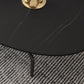 Glam Slate Coffee Cocktail Table 4 Legs Cocktail Table for Living Room Clearhalo 'Coffee & Accent Tables' 'Coffee Tables' 'coffee_tables' 'furn' 'furn_coffee_tables' 'Furniture' 'Living Room Furniture' 5895662