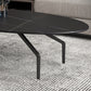 Glam Slate Coffee Cocktail Table 4 Legs Cocktail Table for Living Room Clearhalo 'Coffee & Accent Tables' 'Coffee Tables' 'coffee_tables' 'furn' 'furn_coffee_tables' 'Furniture' 'Living Room Furniture' 5895663