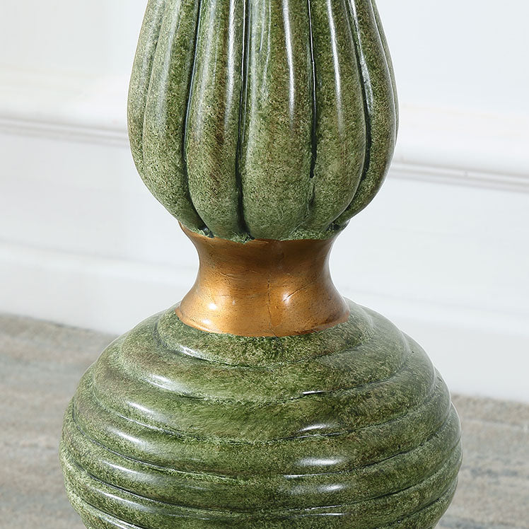 Tavolino in legno in legno in stile country francese 26.77 "tavolo da piedistallo alto