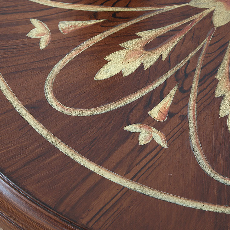 Tavolino in legno in legno in stile country francese 26.77 "tavolo da piedistallo alto