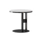19.69" Tall Contemporary Style Side End Table Round Sofa Side Accent Table