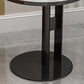 19.69" Tall Contemporary Style Side End Table Round Sofa Side Accent Table