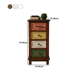 Rectangle Industrial Accent Cabinet Wood Pendant Pulls Cabinet with Drawer