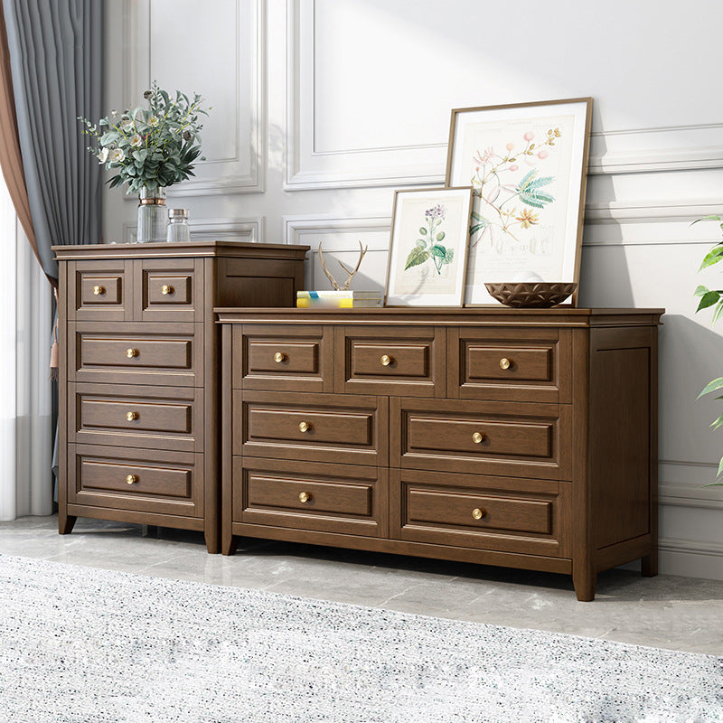 Modern Rectangle Side Cabinet Wood Knobs Cabinet with Drawer