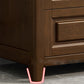 Modern Rectangle Side Cabinet Wood Knobs Cabinet with Drawer