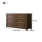 Modern Rectangle Side Cabinet Wood Knobs Cabinet with Drawer