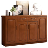 Modern Wood Accent Cabinet Standard Bar Pulls Cabinet with Drawer