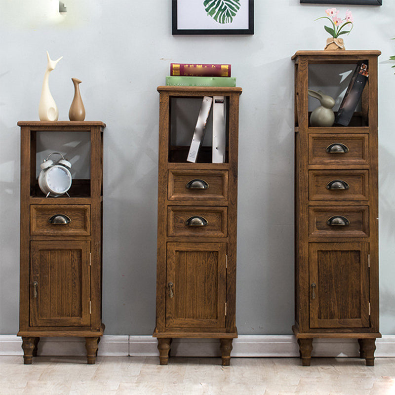 Wood Modern Cabinet Rectangular Minimalist Side Cabinet with Drawer Clearhalo 'Cabinets & Chests' 'cabinets_chests' 'furn' 'furn_cabinets_chests' 'Furniture' 'Living Room Furniture' 5896165