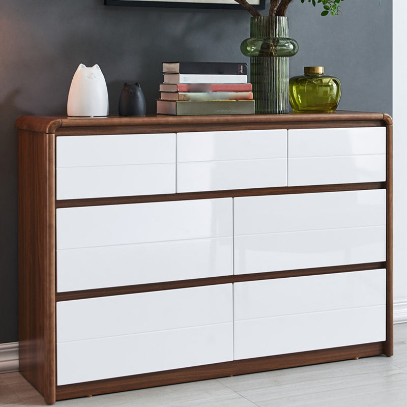 Rectangular Modern Cabinet Wood Minimalist Side Cabinet with Drawer