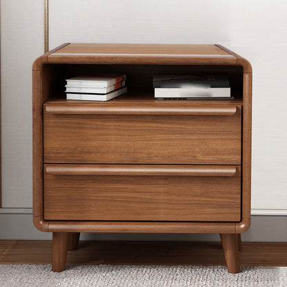 Mobile rettangolare moderno mobile laterale minimalista in legno con cassetto