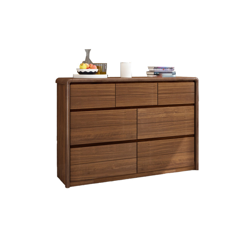Modern Rectangular Cabinet Wood Minimalist Side Cabinet with Drawer ...