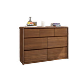Modern Rectangular Cabinet Wood Minimalist Side Cabinet with Drawer