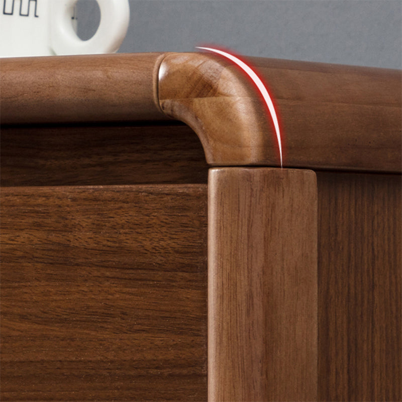 Mobile rettangolare moderno mobile laterale minimalista in legno con cassetto