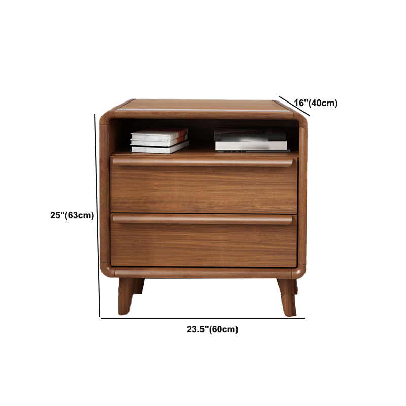 Mobile rettangolare moderno mobile laterale minimalista in legno con cassetto