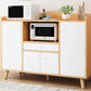 Sideboard di ristoro ingegnerizzato in stile contemporaneo con base in legno massiccio