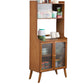 Modern Style Kitched Sideboard Glass Door Wooden Cabinet Storage Sideboard