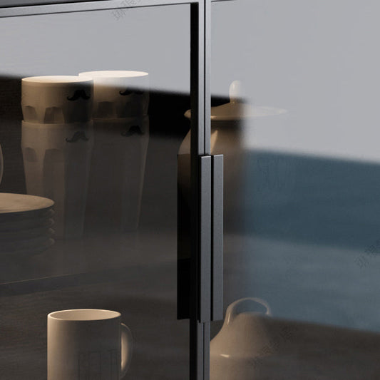 Hedendaags dressoir Zwart Wood Geen pijnlijk met 3 laden Kasten Inclusief Credenza