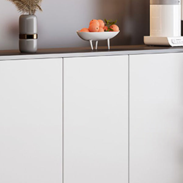 Gabinete contemporáneo de puertas de vidrio de madera de ingeniería sin luces LED sin luces LED