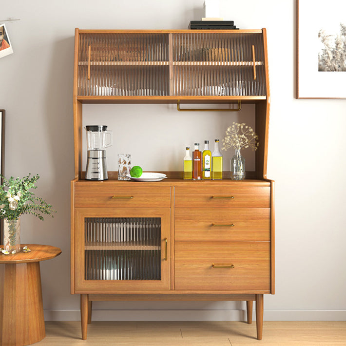 Portises en verre massif du buffet moderne Armoires avec porte coulissante