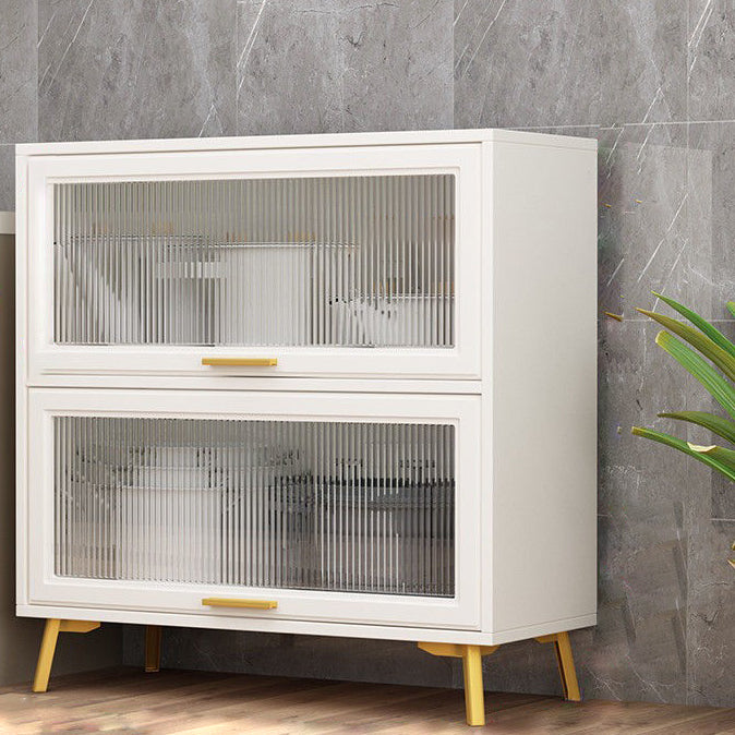 Puertas de madera de ingeniería modernas Puertas de vidrio de comedor gabinetes