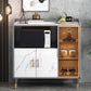 Sideboard di vetro della scheda laterale contemporanea per sala da pranzo
