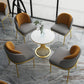 Stone Top Table for Kitchen Metal Traditional Luxury Round Dining Table