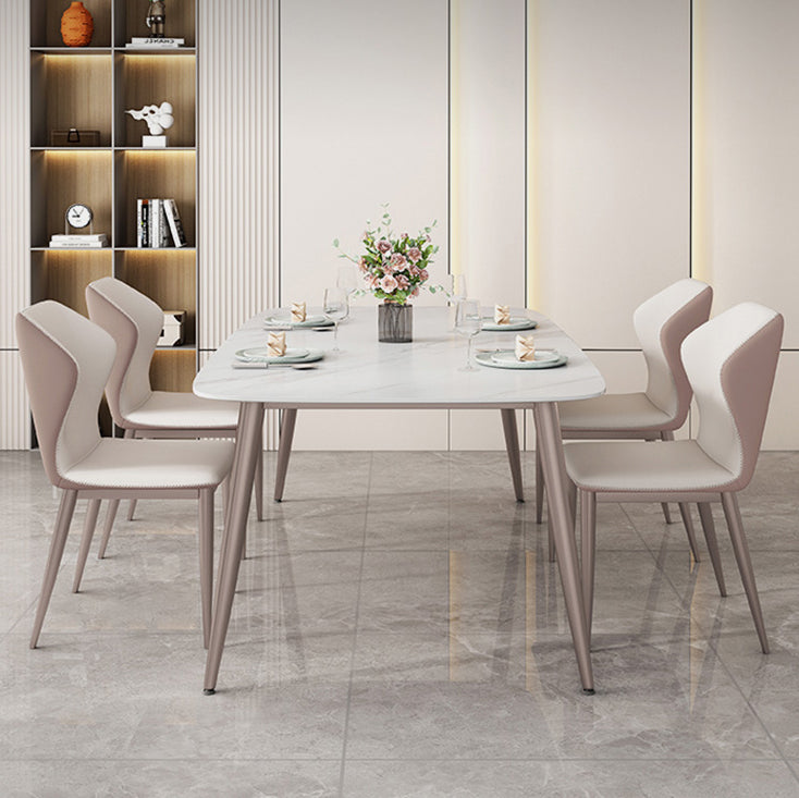 Table en métal de 4 pieds violet