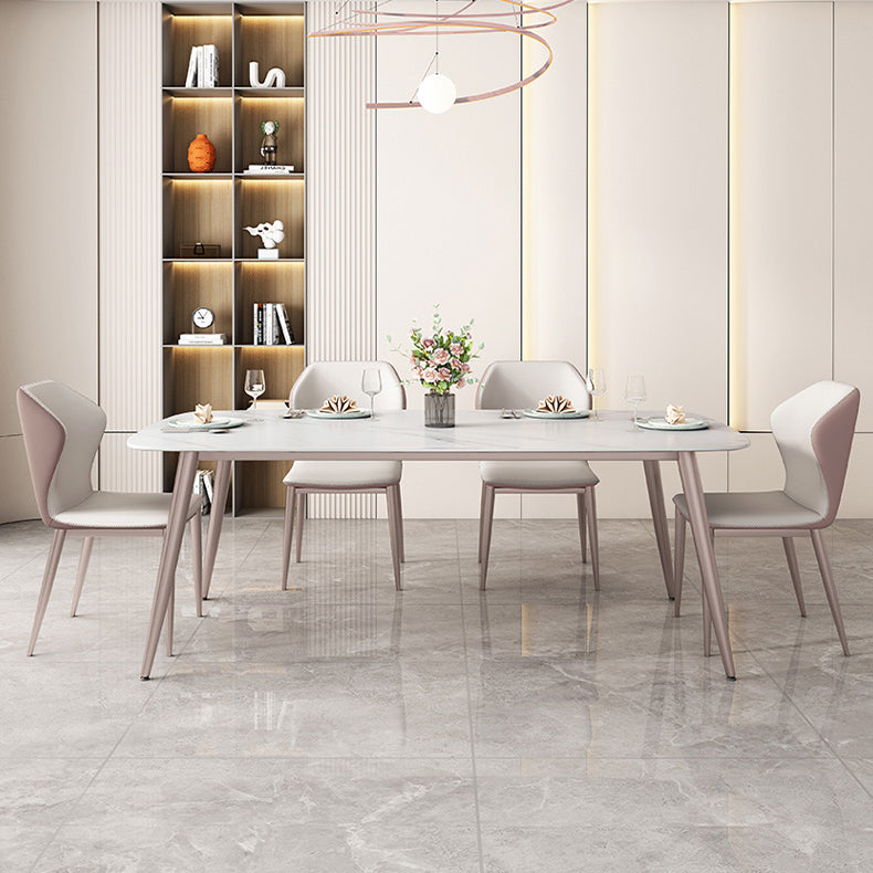 Table en métal de 4 pieds violet