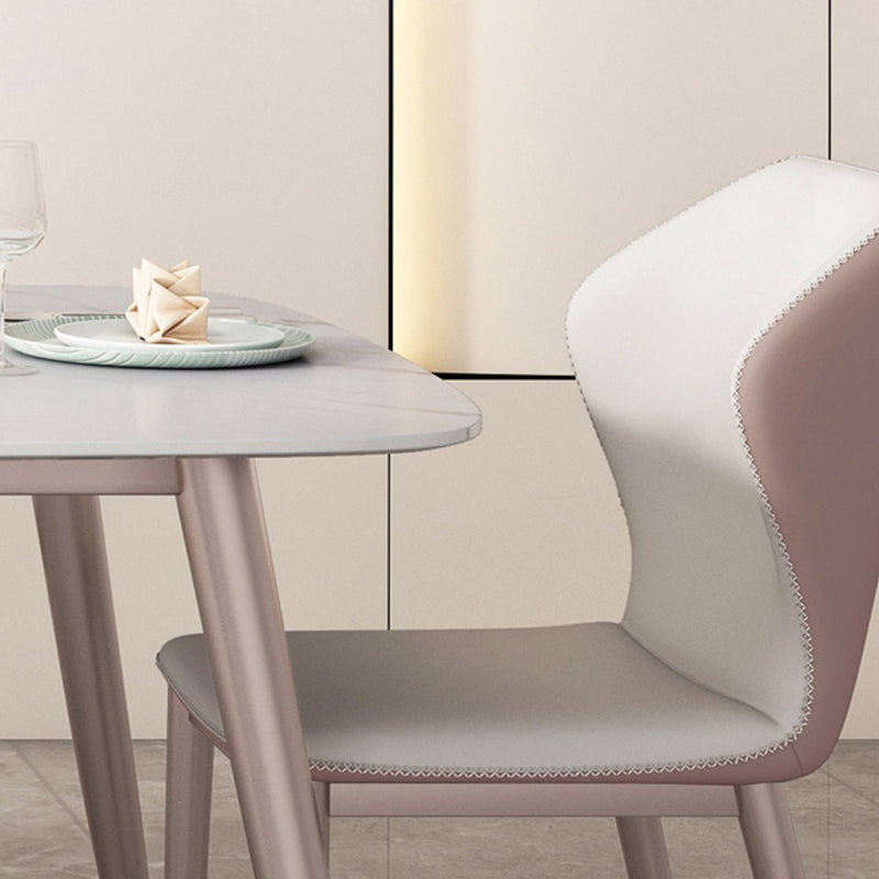 Table en métal de 4 pieds violet