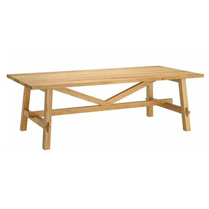 ホームとキッチンのためのシンプルなスタイルダイニングテーブルソリッドウッドテーブル