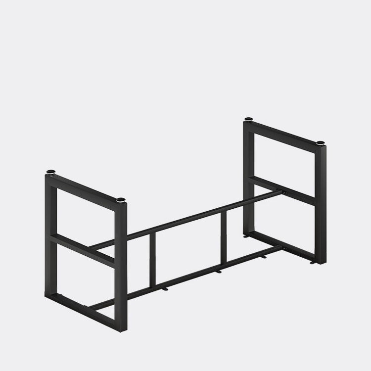 Table à manger industrielle avec table à manger rectangulaire en bois pour la maison