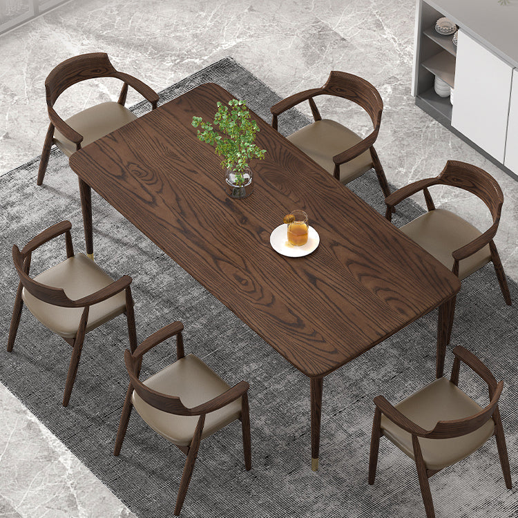 Table à manger en bois massif simplicité pour la maison et la cuisine