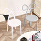 Modern Style Dining Chair Armless Dining Chairs with Plastic Legs for Kitchen
