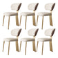 Glam Dining Chair Armless Dining Chair with Metal Legs for Kitchen Gold 6 Piece Set Clearhalo 'Dining Chairs' 'Dining Tables & Seating' 'dining_chair' 'furn' 'furn_dining_chair' 'Furniture' 'Kitchen & Dining Furniture' 5897072