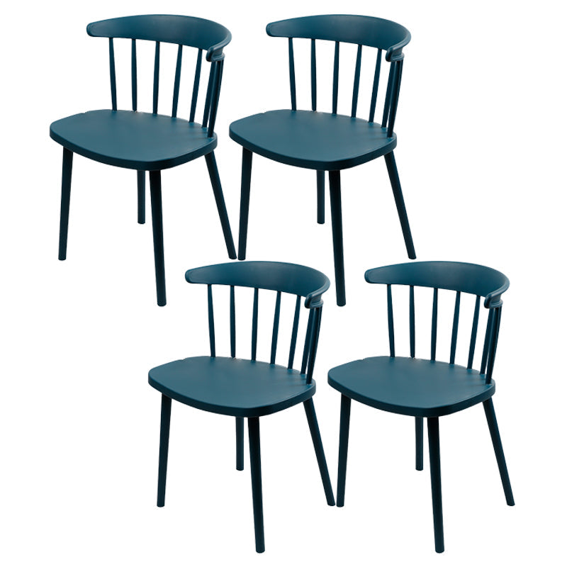 Silla de plástico de silla de comedor contemporánea para uso doméstico