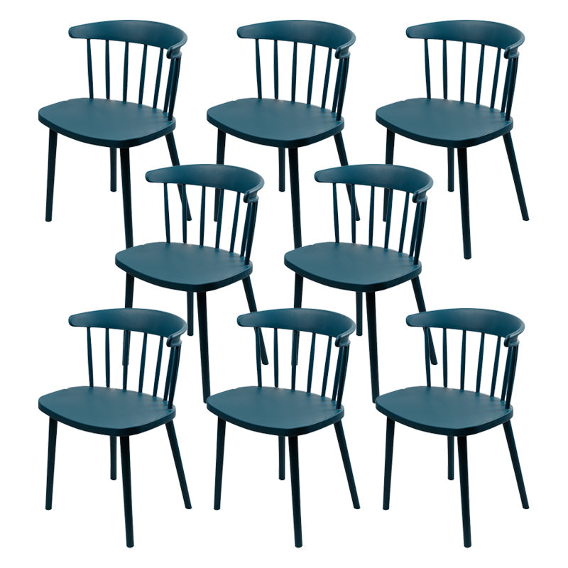 Silla de plástico de silla de comedor contemporánea para uso doméstico