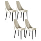 Glam Style Dining Chairs PU Leather Dining Side Chair for Indoor